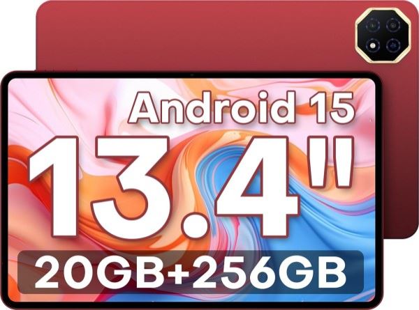 Запоздалое. Teclast T65 Plus. Красный дизайнерский планшет с экраном 13.4" невысокого разрешения