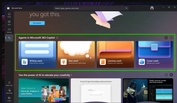 Обновление Microsoft Store упрощает запуск загруженных приложений