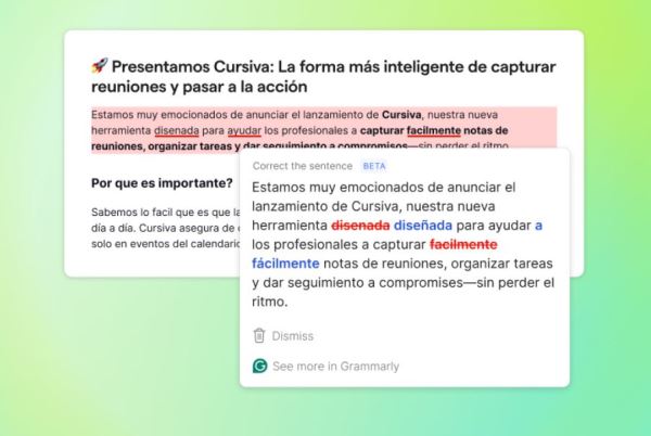 Grammarly теперь работает с грамматикой испанского и французского языков