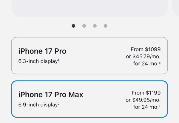 Apple представила iPhone 17 Pro и iPhone 17 Pro Max