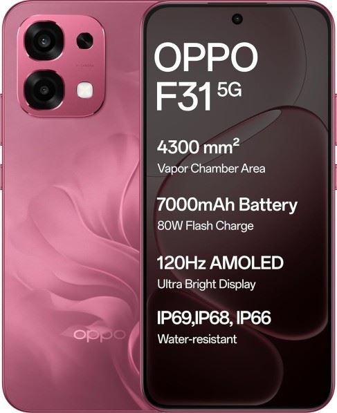 Анонс. OPPO F31, OPPO F31 Pro, OPPO F31 Pro+. Индийские смартфоны с топ-батарейками