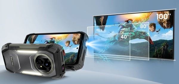 Анонс. Blackview Xplore 2 Projector. Защищённый смартфон с LTPO-экраном, четверной батарейкой, eSIM и проектором